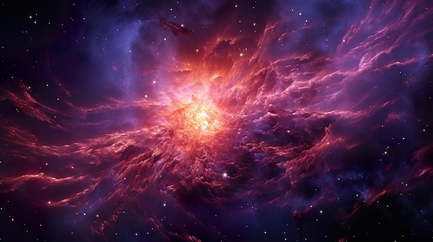 space background long banner HD 8K wallpaper Stock Photographic Image