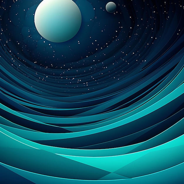 Space background paper style Generative AI