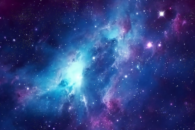 Космический фон со звездной пылью и сияющими звездами Красивое космическое пространство Бесконечная вселенная