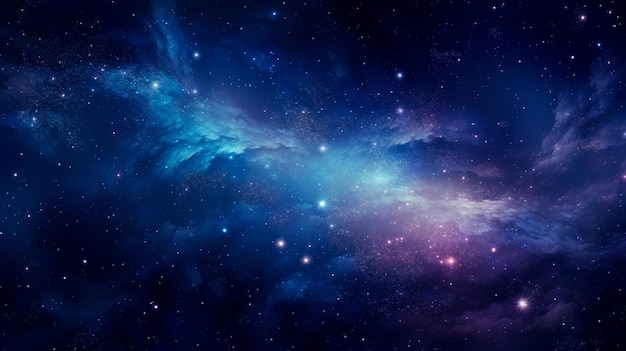 space background with stars and nebula abstract universe background Generative AI