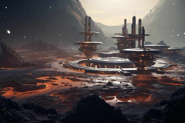 Space Bases on Alien Planets