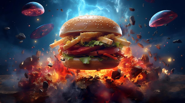 space burger galaxy