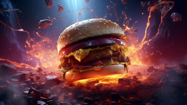 space burger galaxy