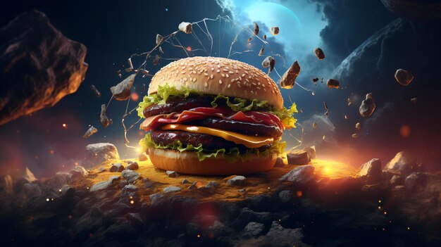 space burger galaxy