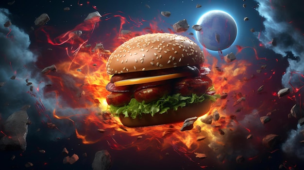 space burger galaxy