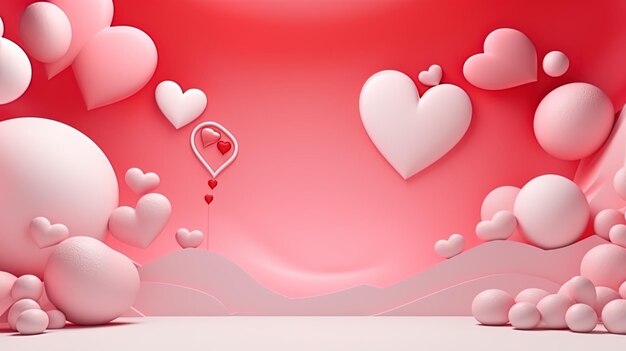 Space for copy in the valentine39s day theme