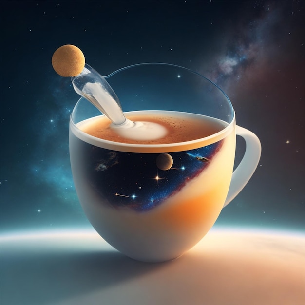 Space in cup