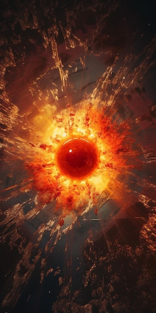 Photo space explosion