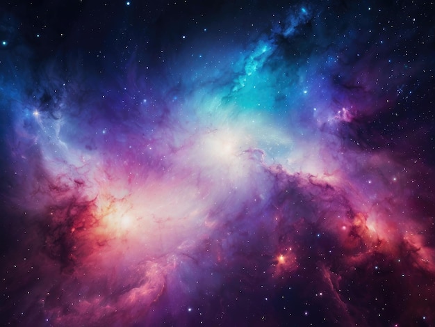 Photo space galaxy background planet and space background with stars