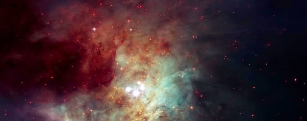 Space and glowing nebula background Elements of this image furnished by NASA