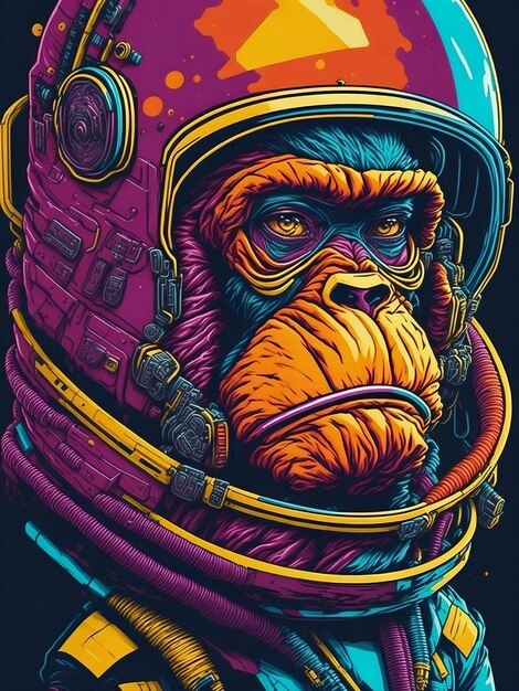 space helmet ape