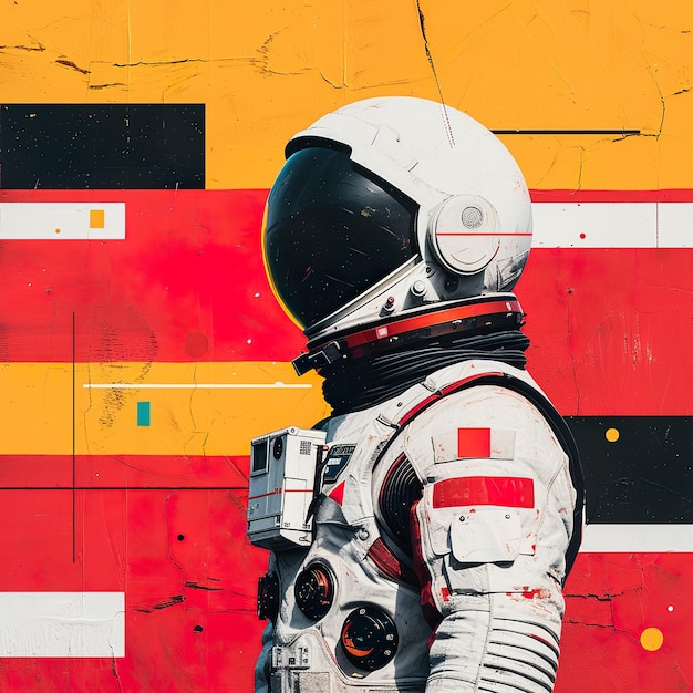 space helmet artwork