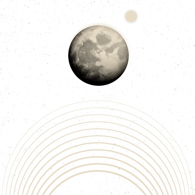 Photo space moon png background beautiful galaxy illustration