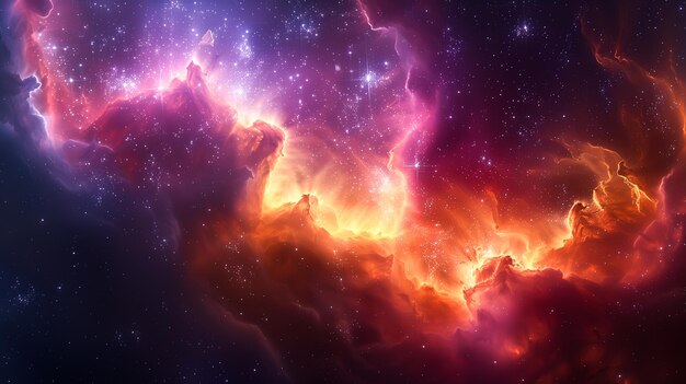 Space nebula background