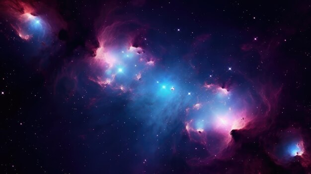 Space and nebula background