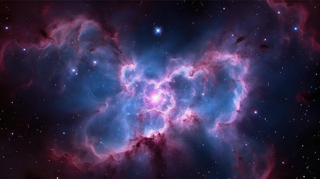 Space and nebula background