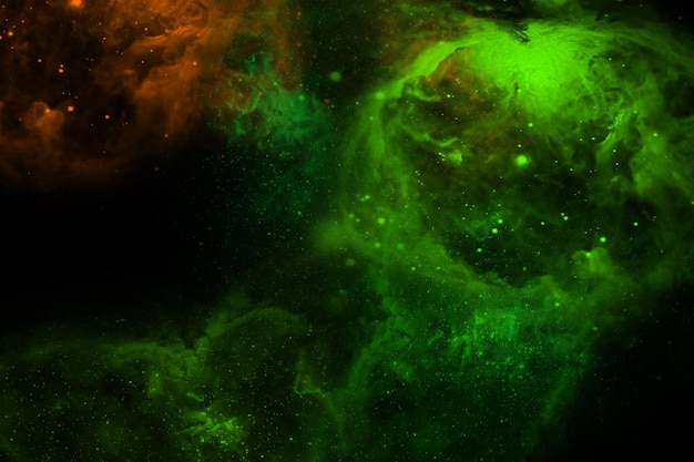 Space Nebula Colorful Smoke