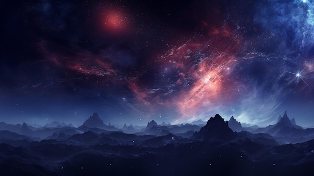 Photo space phenomena galaxy background