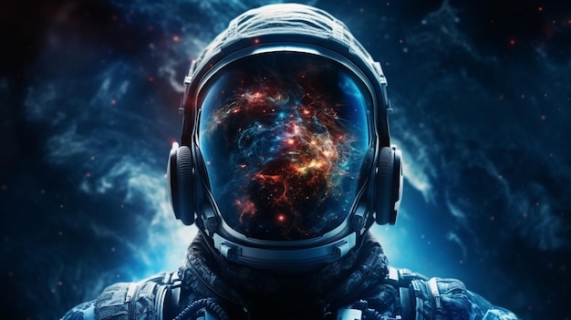 space pilot HD 8K wallpaper Stock Photographic Image