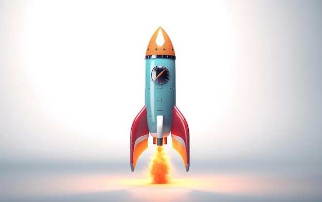 Space Rocket Business Startup And Growth Generative AI