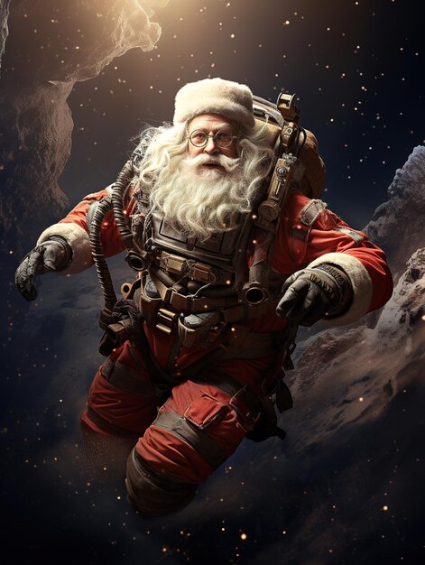 Space Santa Claus A Cosmic Christmas Journey