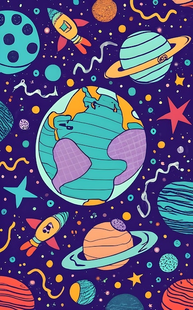 space and satellites wallpaper