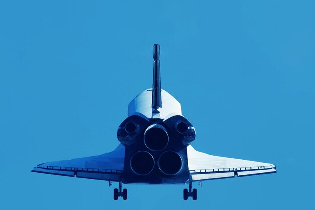 Space shuttle from behind taking off elements of this image
furnished by nasa