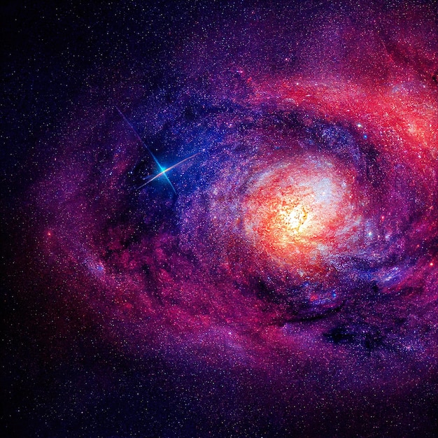 Фото Космические звезды и галактики фон цифровая иллюстрация