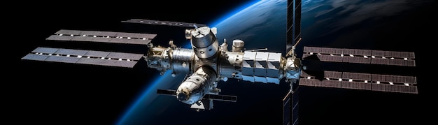 A space station from the international space station.