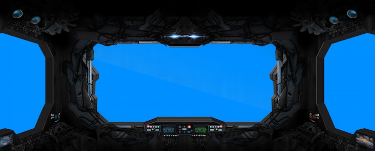 Photo space station interior