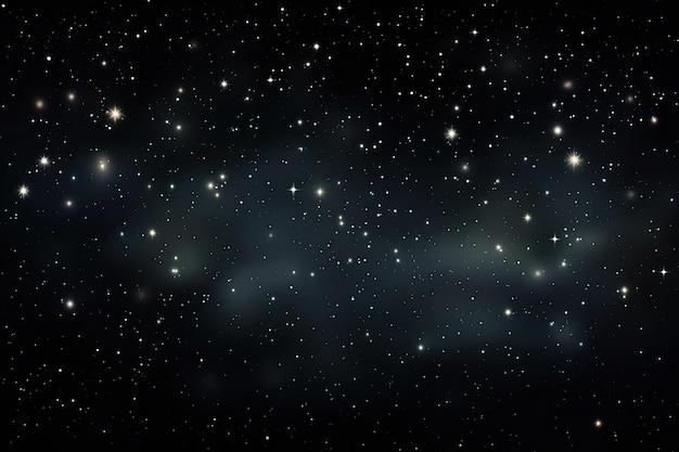 Photo space stellar background realistic black starry sky