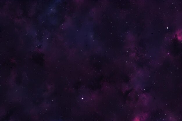 Space texture background stars in the night sky with purple pink and blue