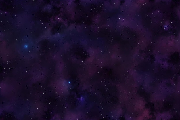 Звезды фона космической текстуры в ночном небе с фиолетовым розовым и синим