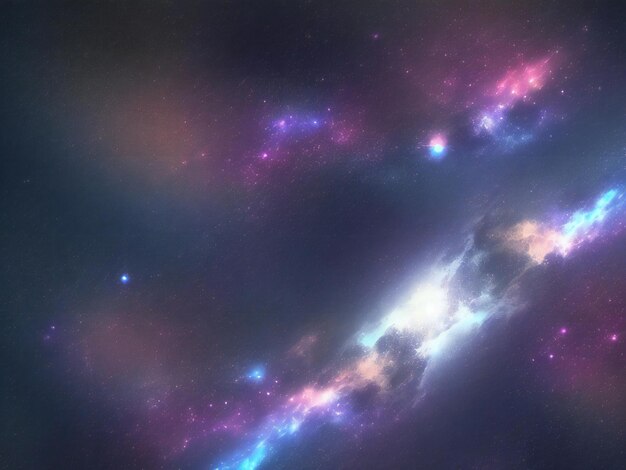 Space wallpaper banner achtergrond ai gegenereerd