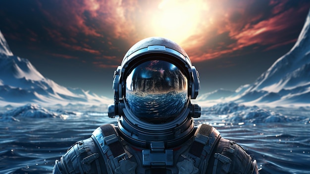 spacemen HD 8K wallpaper Stock Photographic Image