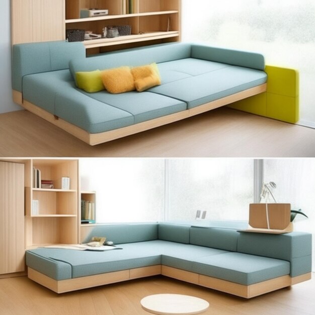 a Spacesaving Sofa Perfect For Small Apartments Featuring Its Multifunctional Design