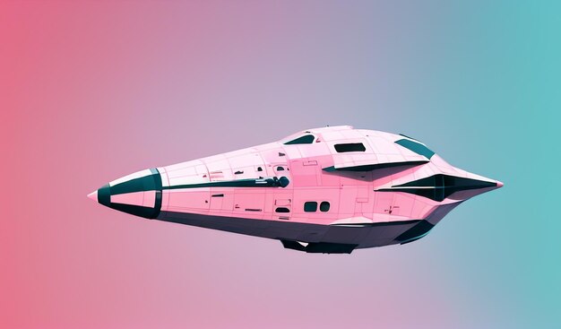 Spaceship Takeoff Poster