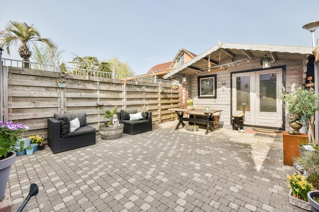 Spacious bright and cozy courtyard