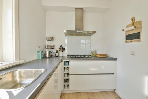 Spacious bright kitchen