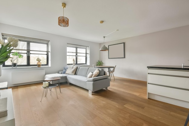 Spacious bright living room