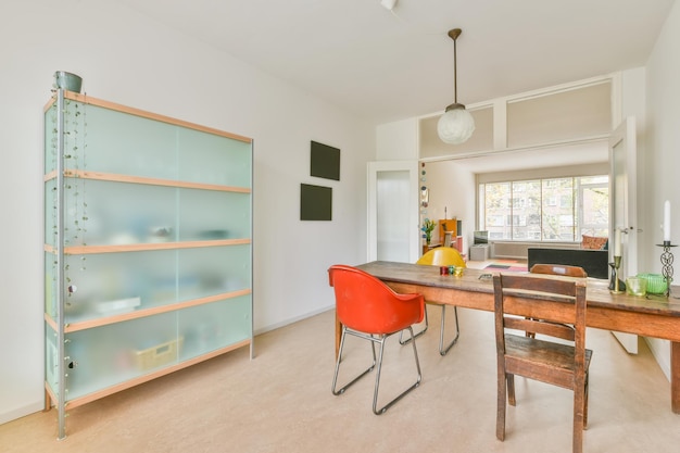 Spacious dining room