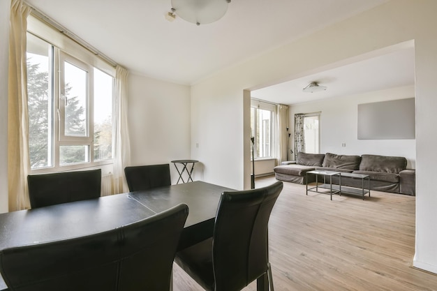 Spacious dining room