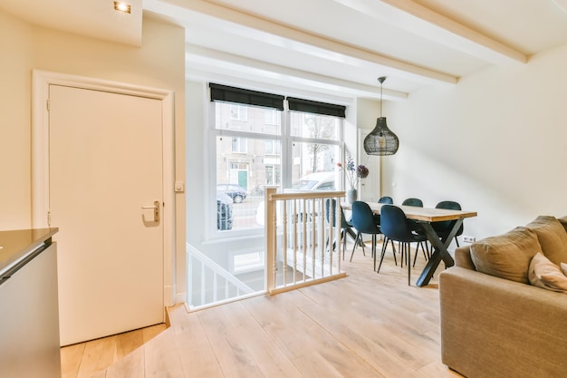 Spacious dining room