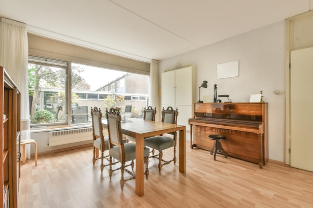 Spacious dining room