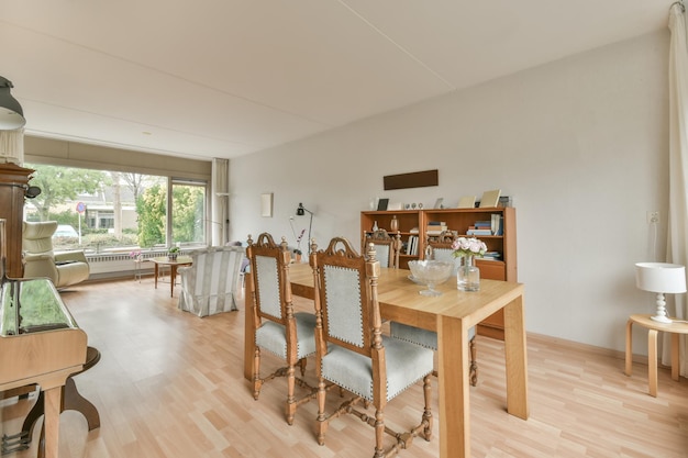 Spacious dining room