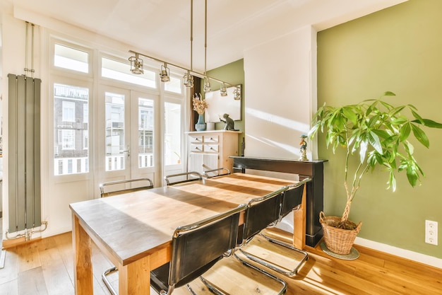 Spacious dining room