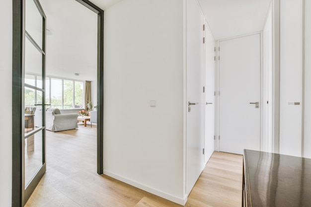 Spacious hall in modern apartment