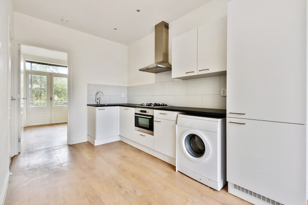 Spacious kitchen design