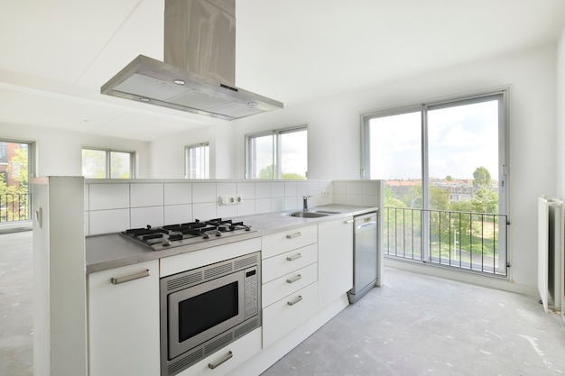 Spacious kitchen design