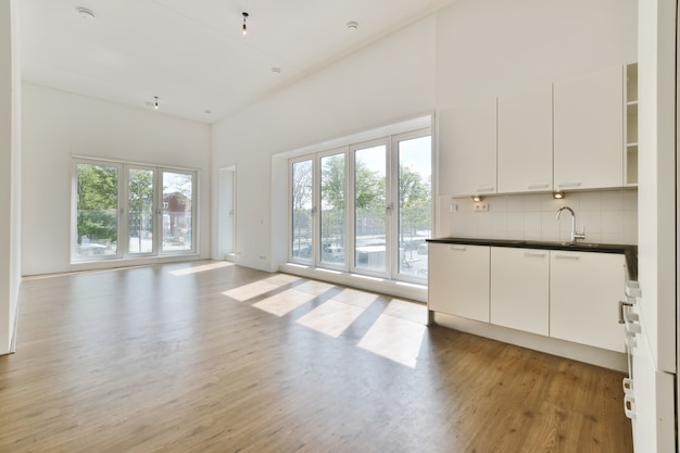 Spacious kitchen design